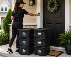 Dropping off Bins